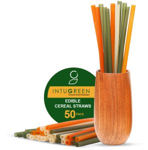 Edible Rice Drinking Straw Biodegradable 6mm