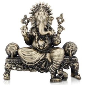 Plain Brass Vinayaka Idol, Brand Name : Giri 4 × 3.5 Inches