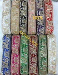 Customized Embroidered Floral Lace