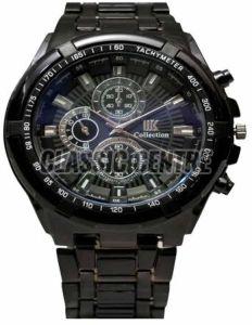 Black Fancy Stainless Steel Men Watch