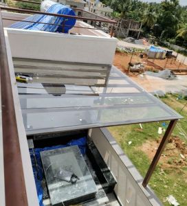 Transparent Rooftop Toughened Glass