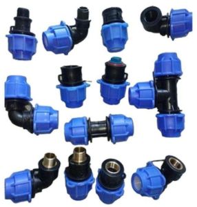 Polished Mdpe Pipe Fittings, Color : Black, Blue for Industrial