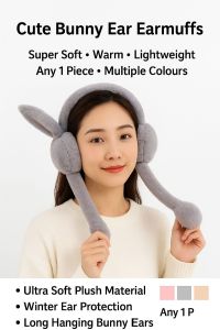 Fur Winter Earmuffs, Color : Grey