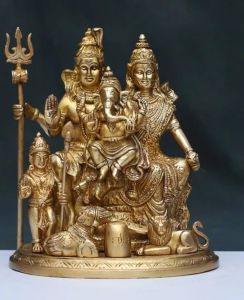 Brass Shiv Parivar Statue
