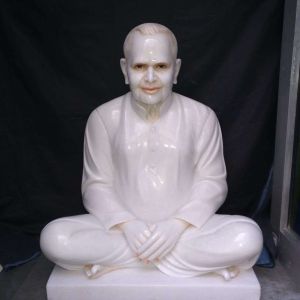 Marble Human Bust Statue, Color : White for Home Decor