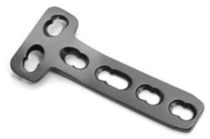 SS316L 4.5mm T Locking Plate, Color : Black