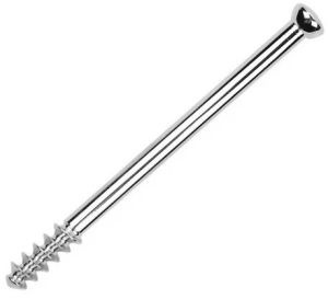 SS316L 6.5mm 16 Thread Cancellous Screw, Color : Silver