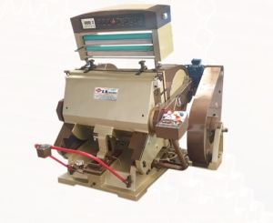 Mild Steel Coated Automatic Hot Foil Attachment Die Cutting Machine