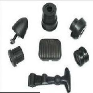Polished Rubber Customized Parts, Color : Black for Industrial