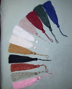 Bookmark Tassel, Color : Golden 4 Inch, Handle Material : Rayon