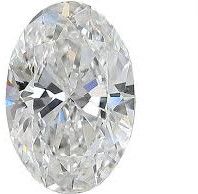 Certified Oval Cut Natural Diamonds