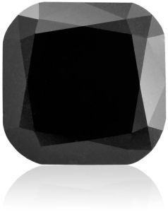 Natural Black Cushion Cut Diamonds