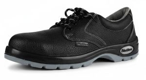 Double Density PU Sole Leather Safety SHOES-714DD