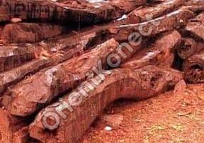 Non Grinded Red Sandalwood Logs, Shape : Round for Industrial Use