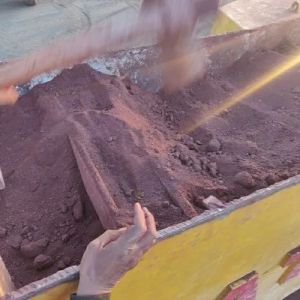 Counter Weight Iron Ore Filling