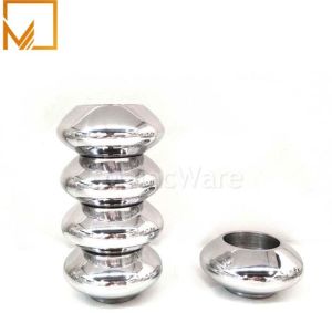 Handcrafted Aluminium Tea Light Stacking Candle Holder