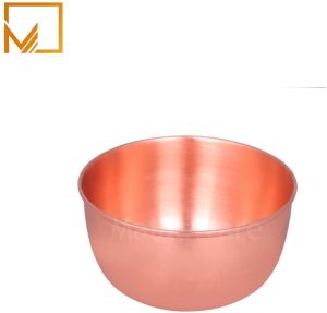 Rose Gold Solid Copper Bowl for Decorative Or Serving