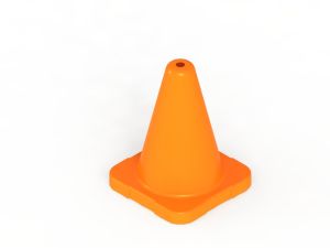 400mm Plastic Round Mini Road Safety Traffic Cone RS-MTC-400