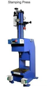 Metal Embossing Press Machine, Color : Silver