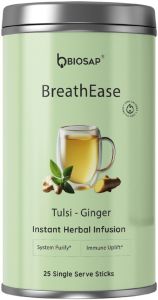 Breathe Ease Herbal Infusion Tulsi  Tea