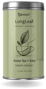 Lung Leaf Tulsi Instant Tea, Brand Name : Biosap