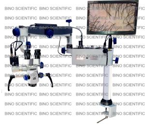 Electricity Portable Ent Microscope, Color : White for Science Lab