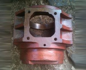 SG Iron Sonalika Single Speed Rotavator Housing, Color : Orange