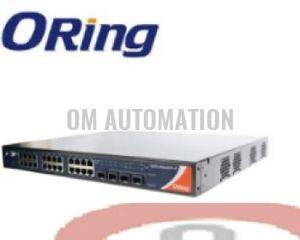 ORING RGPS-R9244GP+-LP Industrial Layer-3 28-port managed Gigabit PoE Ethernet switch with 24x10/100/1000B
