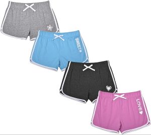 Plain Girls Cotton Shorts Casual Wear, Season : Summer