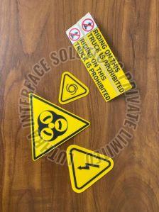 Printed Polycarbonate Stickers, Shape : Rectangular, Round, Square