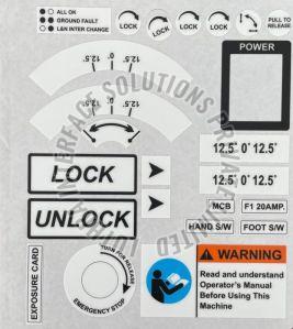 Glossy Lamination Laser Cutting Cotton Plain Warning Labels For Garment Industry