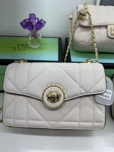 Leather Ladies Clutch Hand Bag, Color : White for Evening Outings