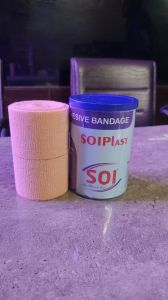 Cotton Elastic Adhesive Bandage 0-10cm, Brand Name : Soiplast