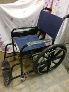 Powder coated Manual Folding Wheelchair Common, Modern