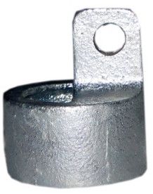 Pressed Steel Casting Brace Rail End, Color : Grey for Industrial