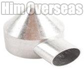 Aluminum Bullet One Way Post Caps, Color : Silver for Fence