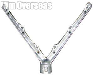 Metal Casting Corner Barb Arm, Surface Treatment : Polished