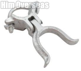 Polished Metal Casting Gate Fork Latch, Color : Grey