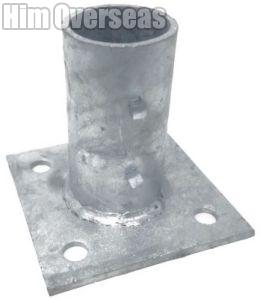 Polished Pressed Steel Floor Flange, Color : Metallic for Industrial