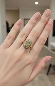Artificial Stone Bridal Ring