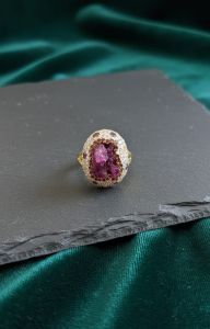 Artificial Stone Party Wear Ring, Brand Name : Anant Jewellery