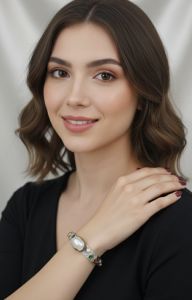 Navratna Artificial Cuff Bracelet