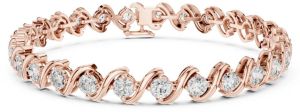 14K Rose Gold Sylvie Diamond Bracelet