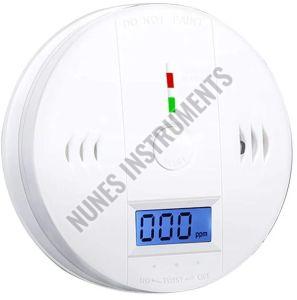 Automatic ABS Carbon Monoxide Warning Detector Alarm, Color : White