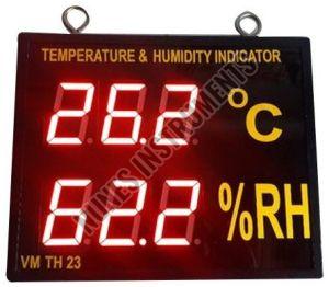 Stainless Steel Digital Temperature and Humidity Indicator