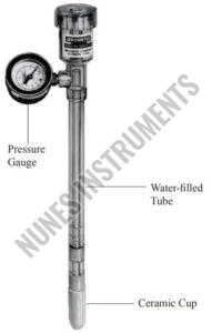 0&DEG;C to 60&DEG;C Stainless Steel Soil Tensiometer, Color : Grey