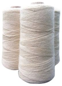 Synthetic Warp Yarn, Color : White, Packaging Type : Cone
