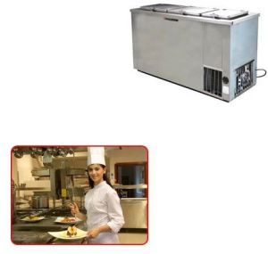 Stainless Steel Deep Freezer for Hotel Industry