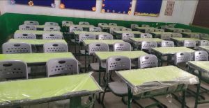 2 Seater Iron School Benche