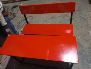 2 Seater Wooden School Desk